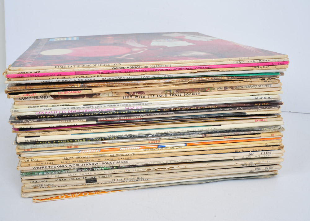 Collection of Country, Vocalist, Jazz and Big Band Records