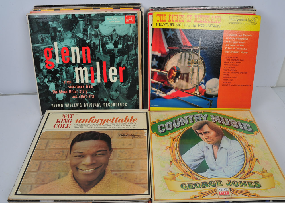 Collection of Country, Jazz, Vocalist Records