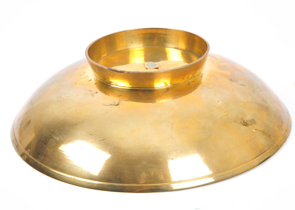 Brass and Enamel Bowl