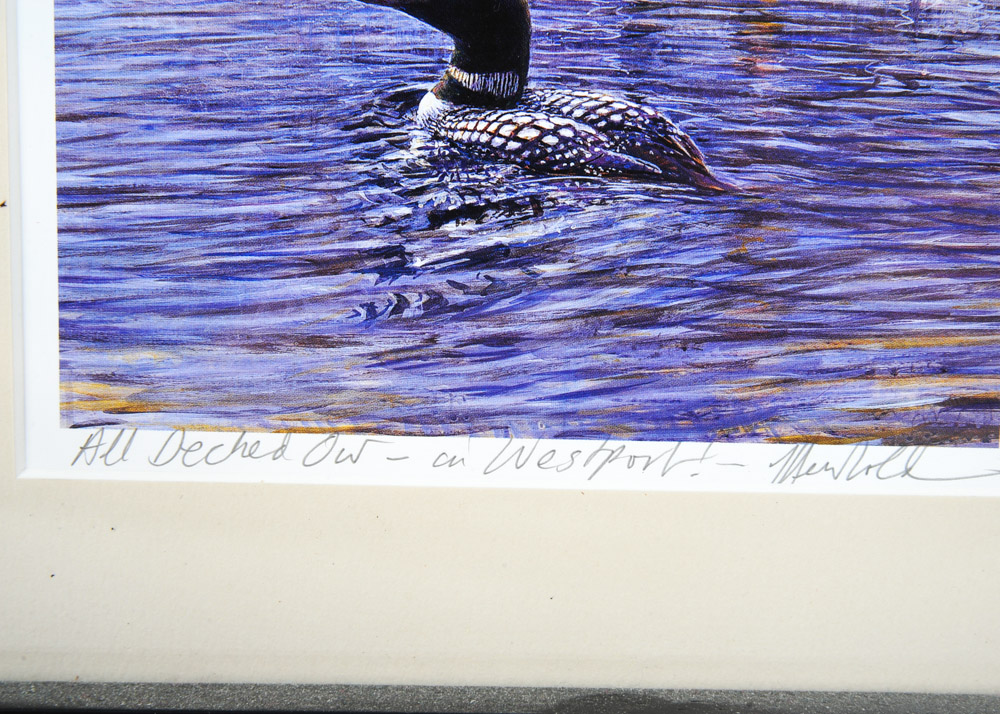 Signed Offset Lithograph