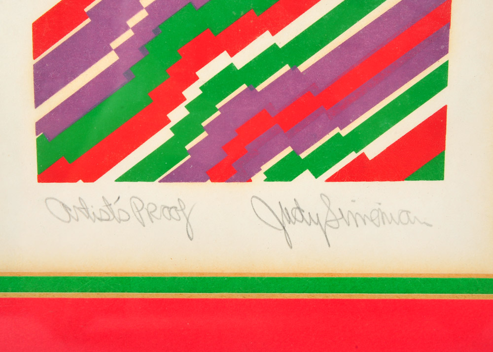 Original Signed Colored Lithograph