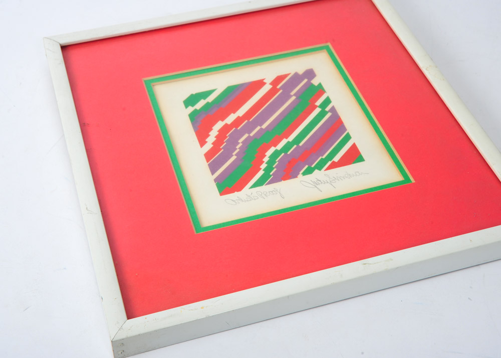 Original Signed Colored Lithograph