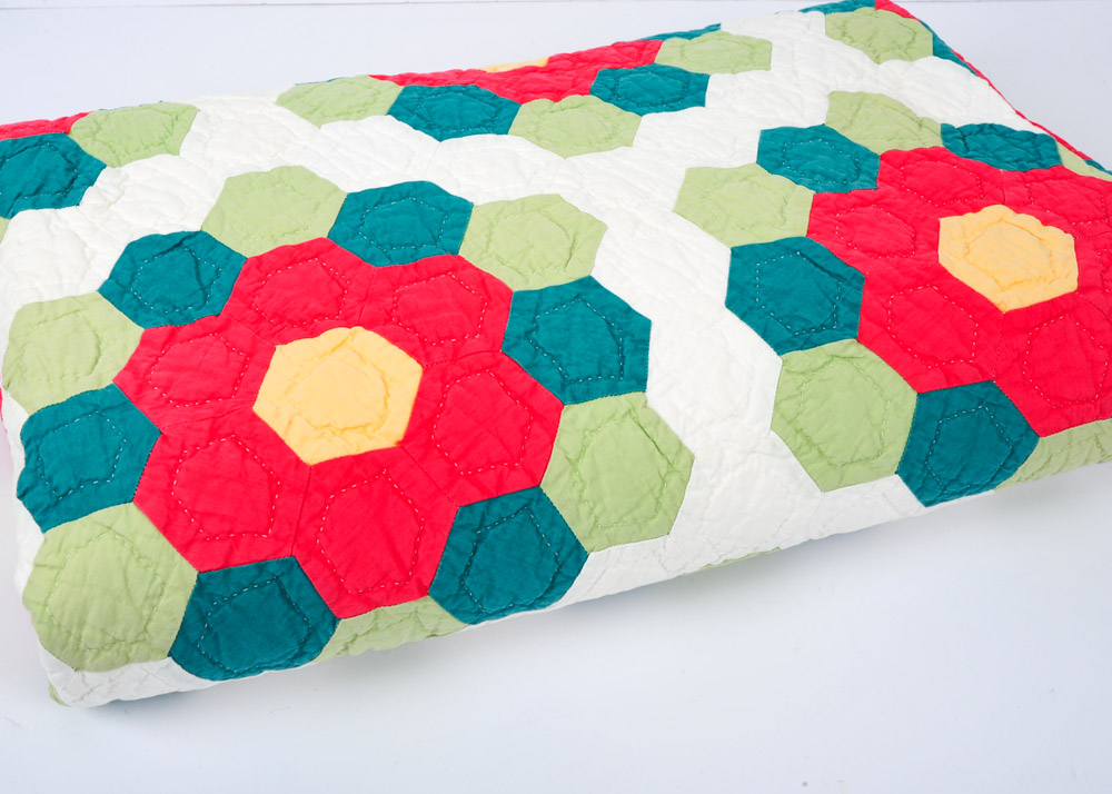 Floral Handmade Quilt