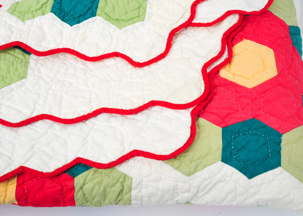 Floral Handmade Quilt