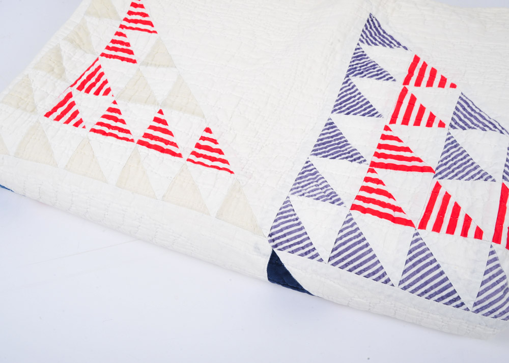 Red, White, and Blue Handmade Quilt