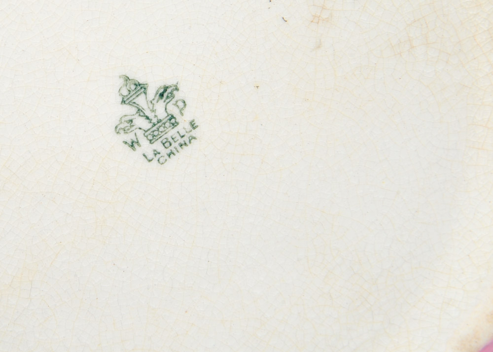 Vintage Wheeling Pottery LaBelle Lidded Pot