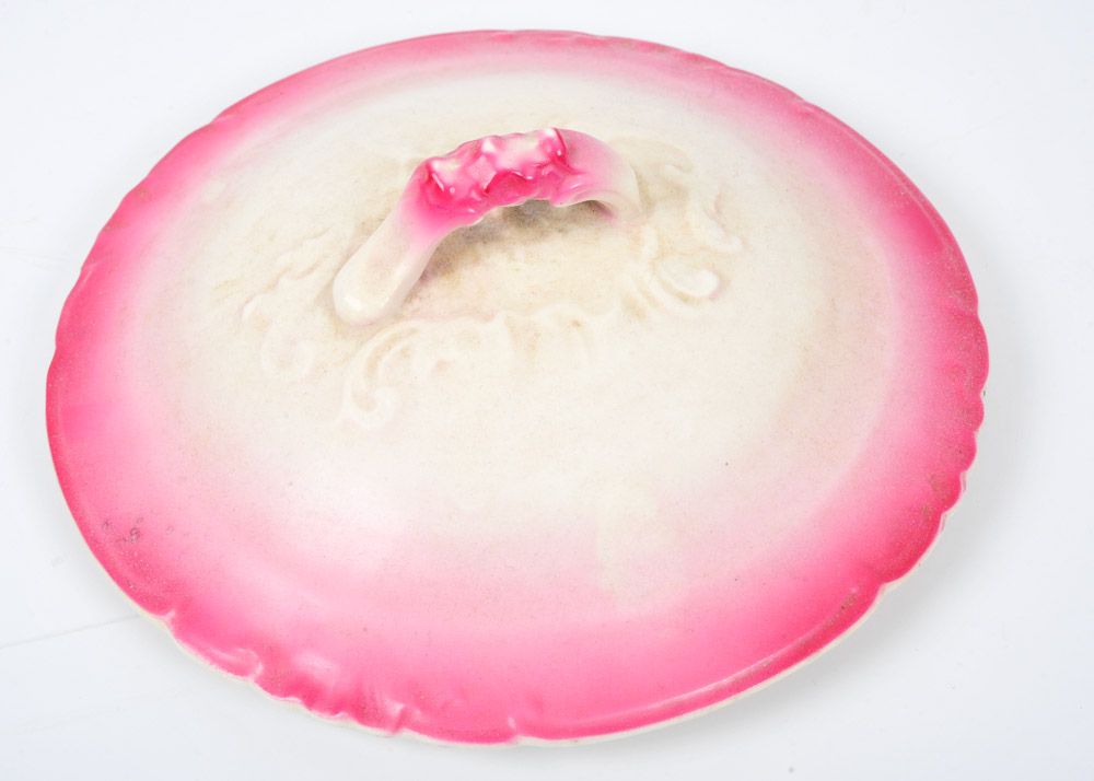 Vintage Wheeling Pottery LaBelle Lidded Pot