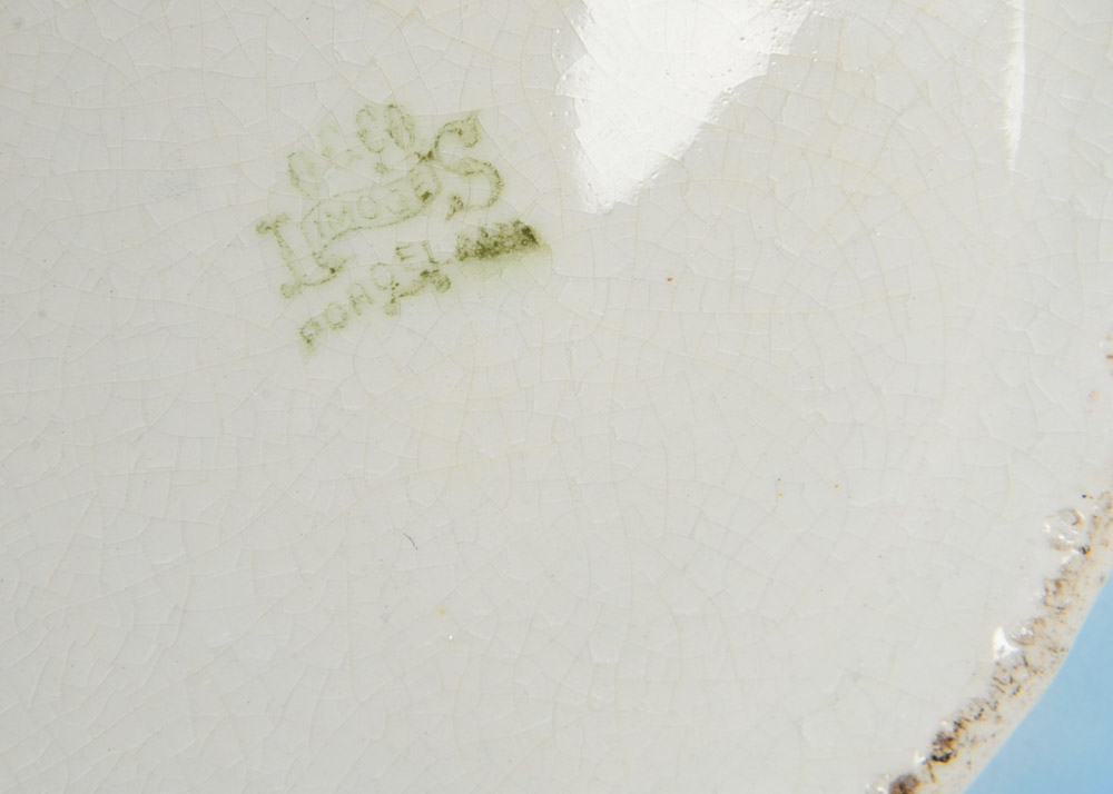 Antique Occo Limoges Lidded Chamber Pot