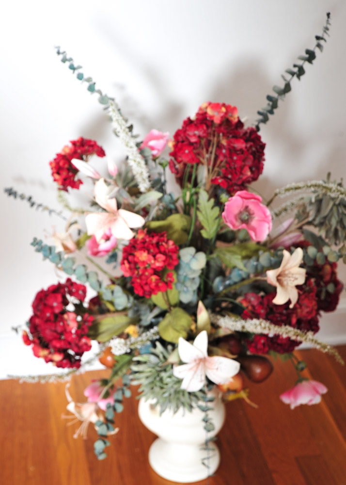 Assortment of Faux Flower Arrangements