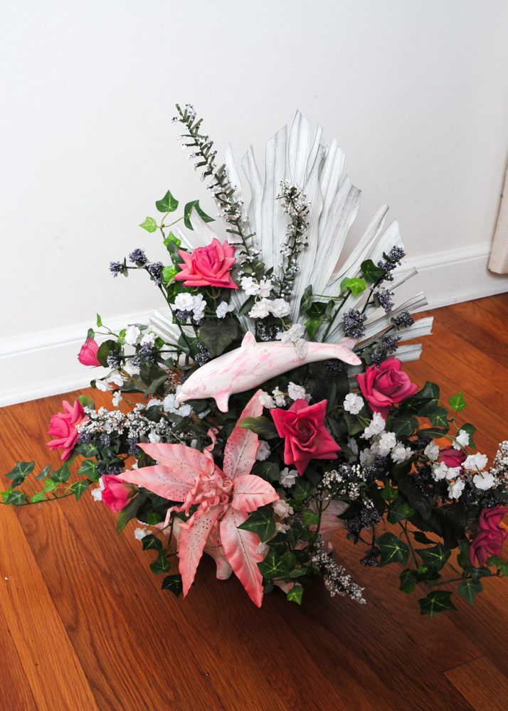 Assortment of Faux Flower Arrangements