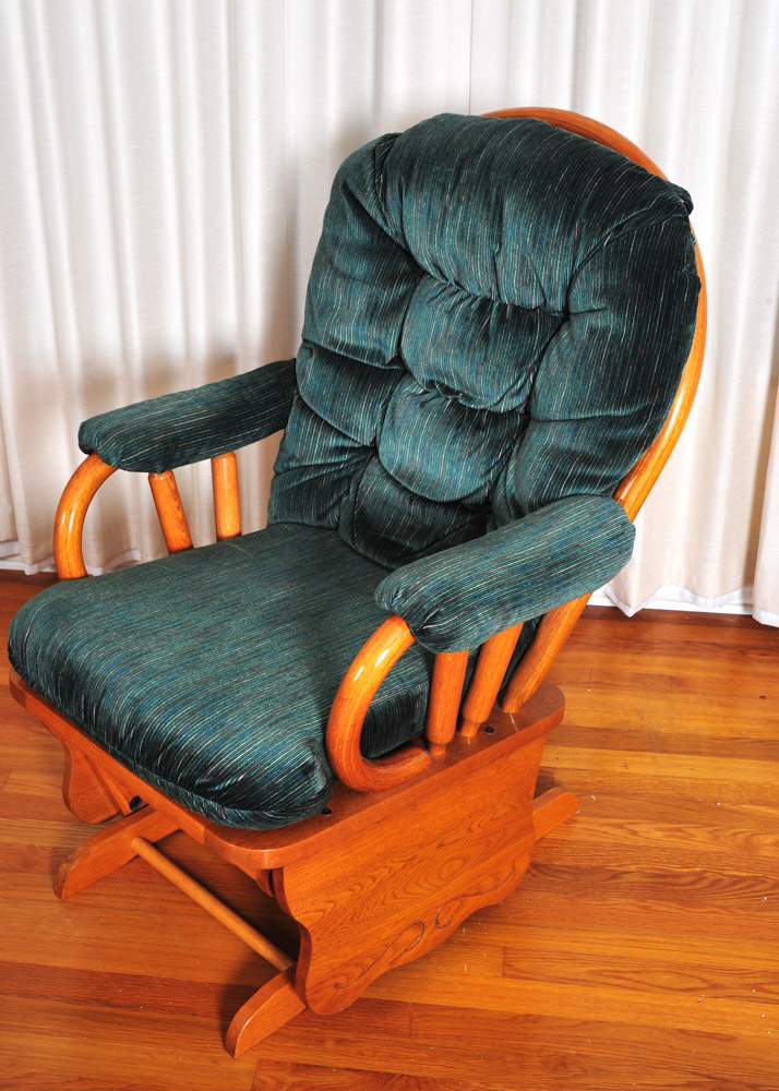 Wood Glider Rocking Chair