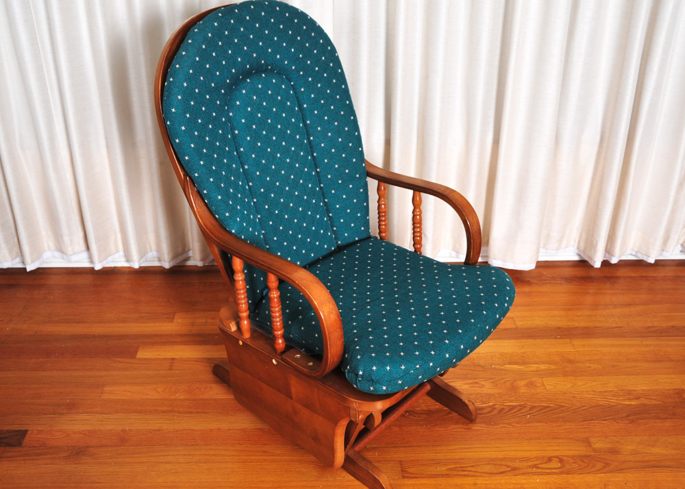 Wood Gliding Rocking Chair