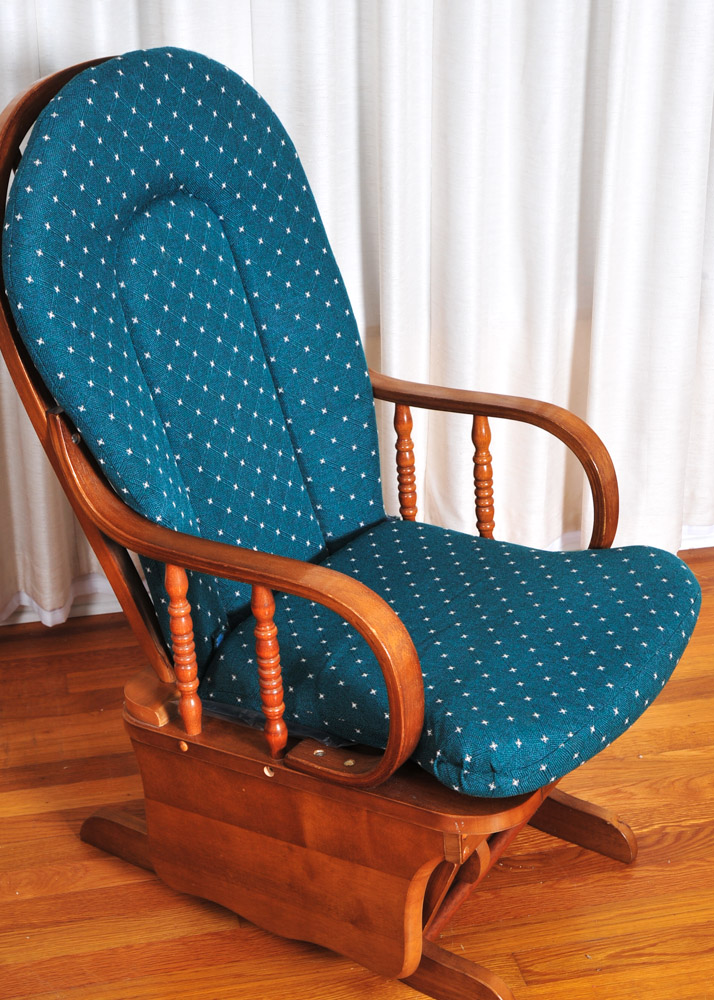 Wood Gliding Rocking Chair