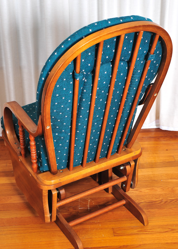 Wood Gliding Rocking Chair