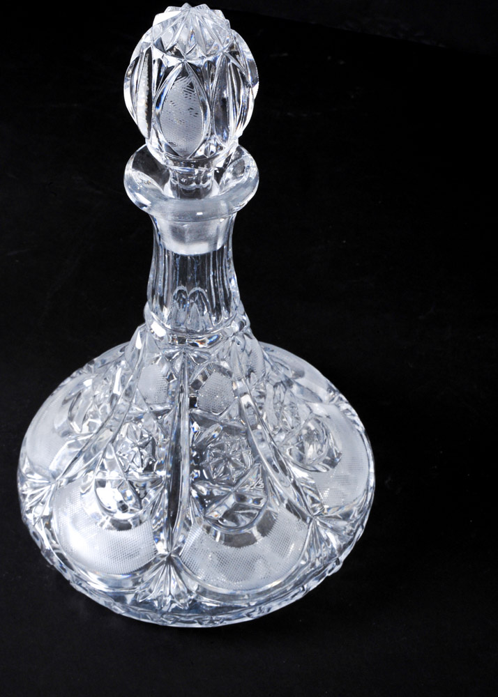 Pair of Glass Decanters