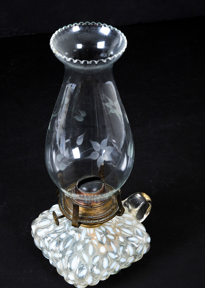 Pair of Vintage Oil Lamps