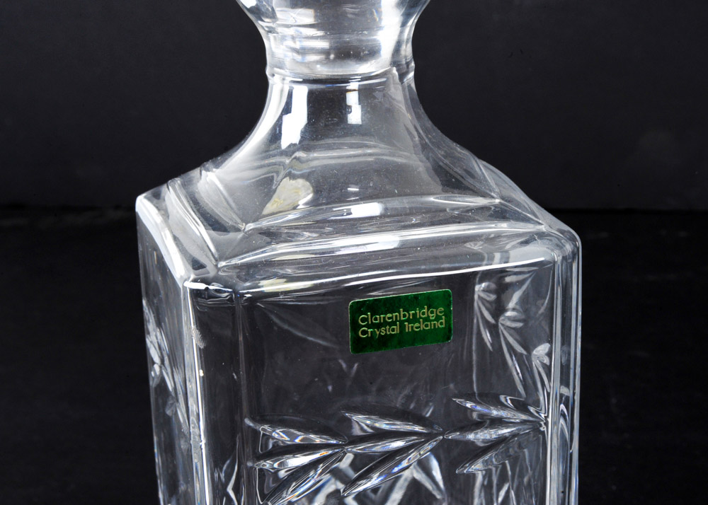 Pair of Square Decanters