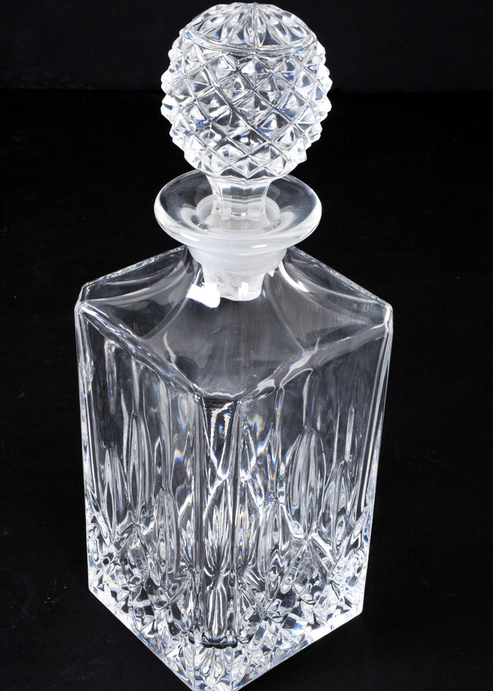 Pair of Square Decanters