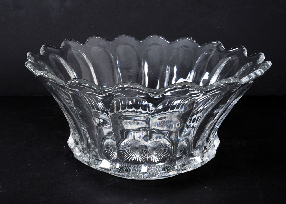 Vintage Heisey Punch Bowl Set