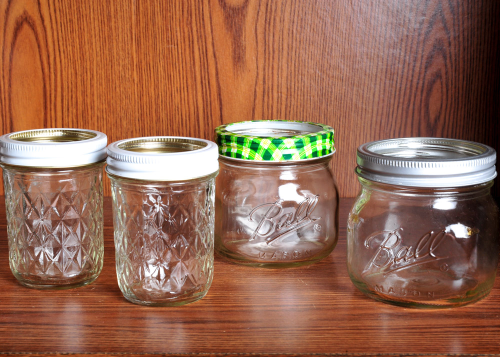 Grouping of Canning Jars