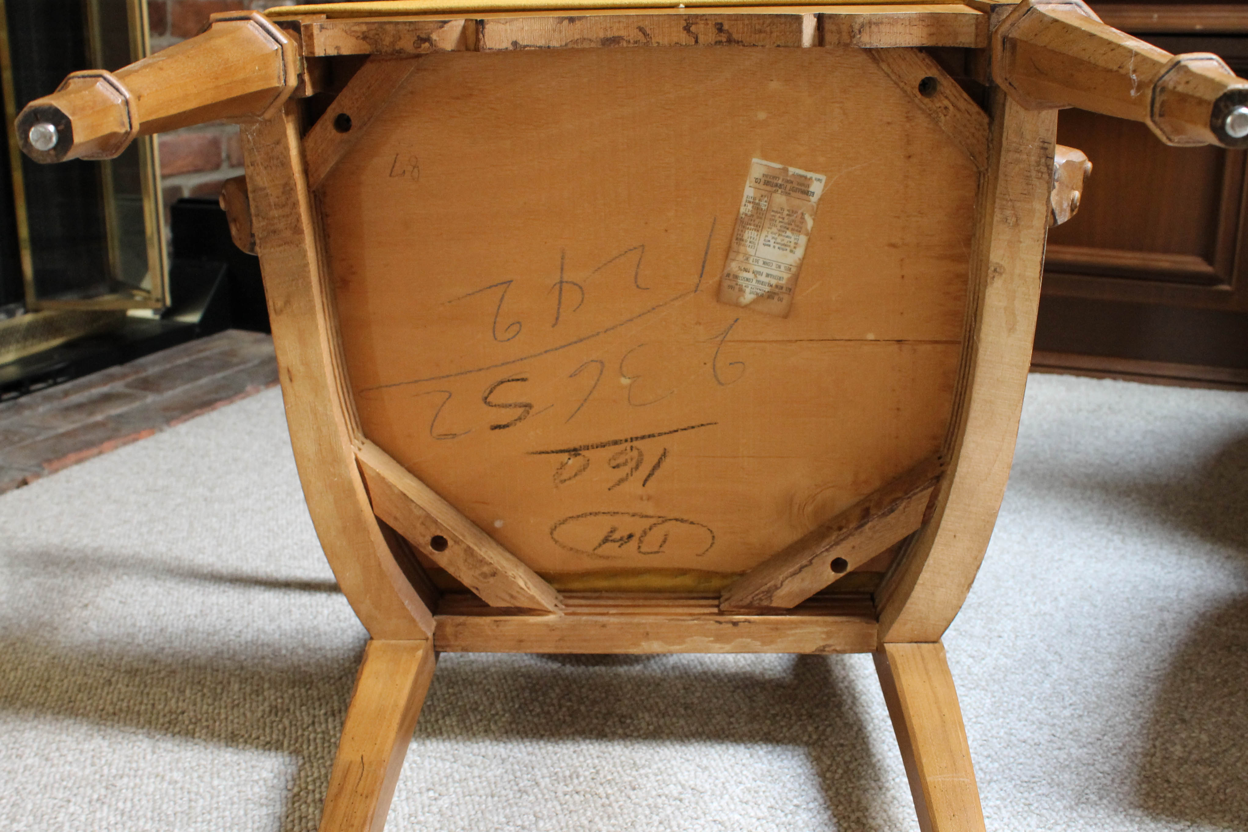 Set of Bernhardt Furniture Cane Dining Chairs