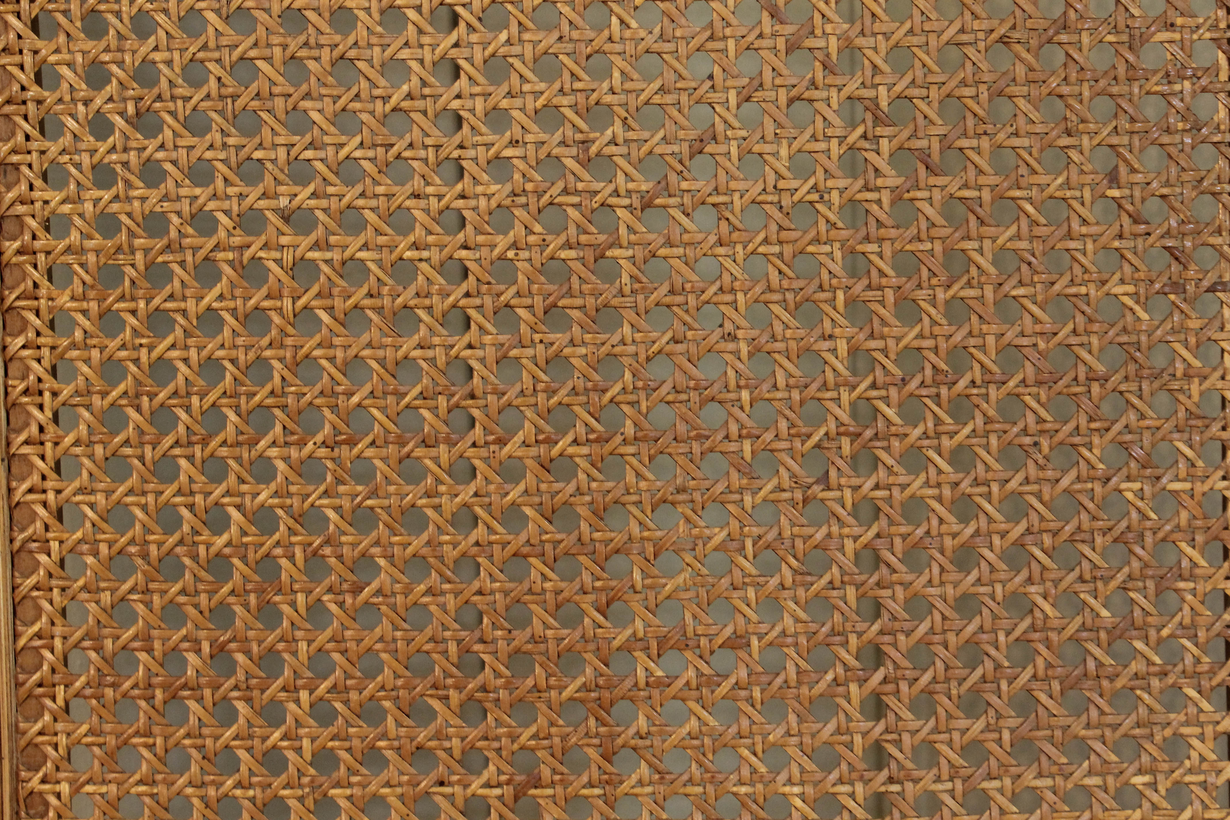 Set of Bernhardt Furniture Cane Dining Chairs