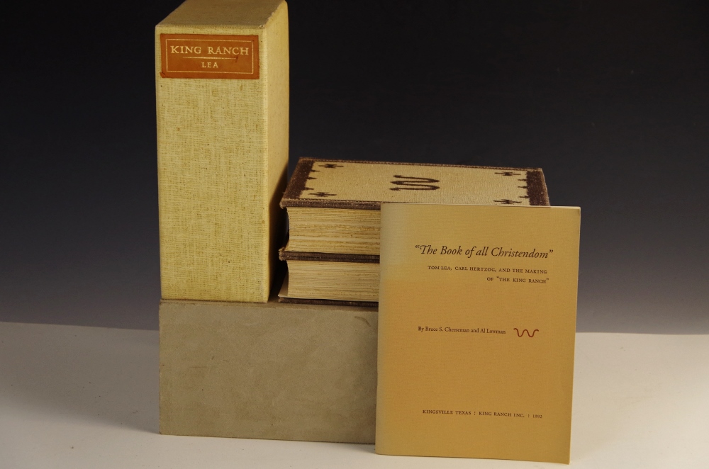 "The King Ranch" 1957 Saddle Blanket Binding 2 Volume Set