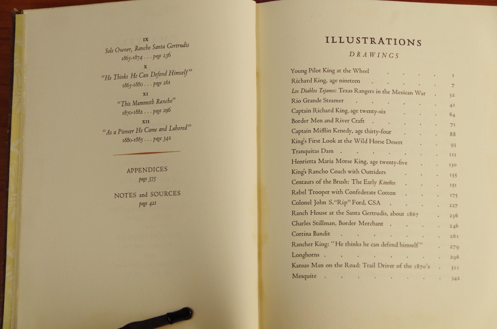 "The King Ranch" 1957 Saddle Blanket Binding 2 Volume Set