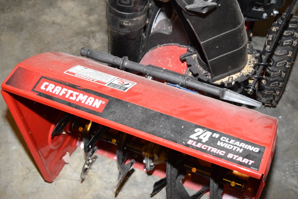 24" 179cc Craftsman Snowblower