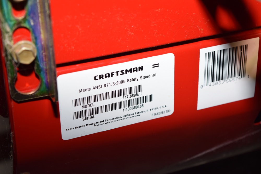 24" 179cc Craftsman Snowblower