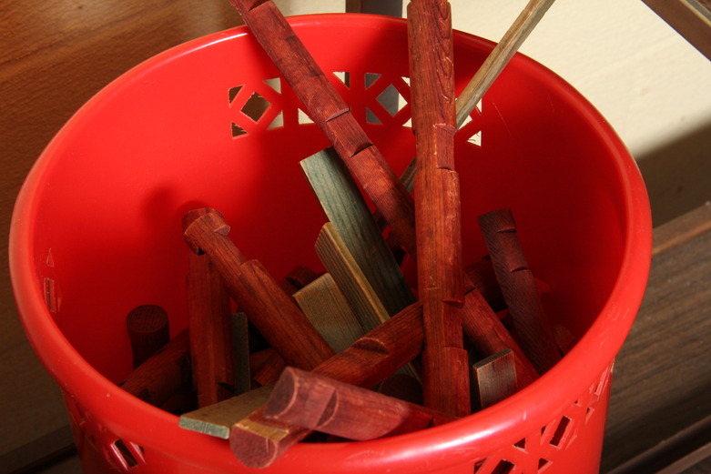 Lincoln Logs, Marble Race and Barn