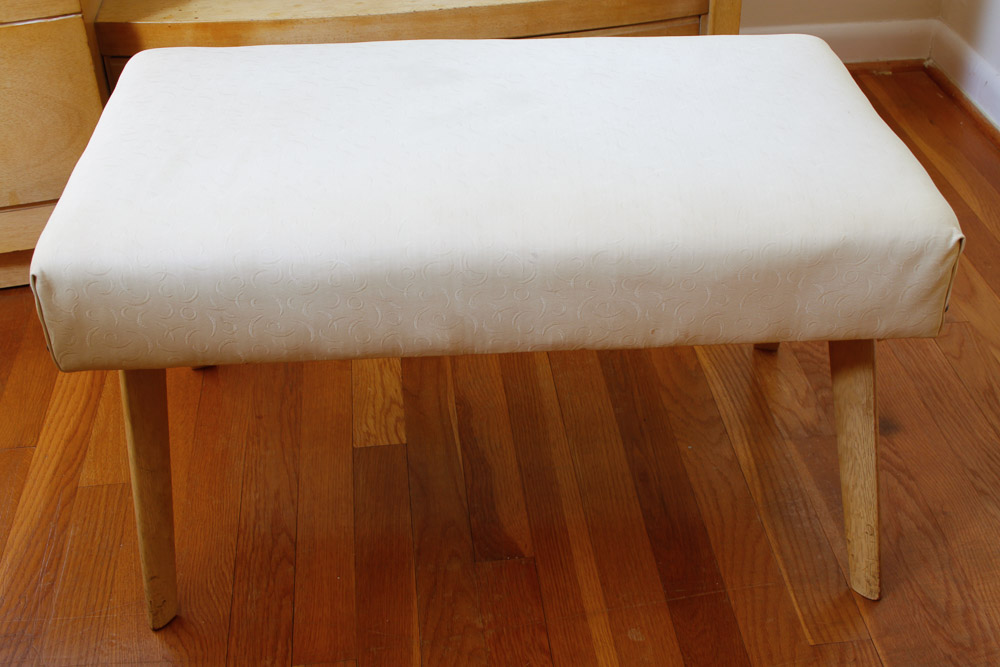 Mid-Century Modern Blonde Maple Vanity