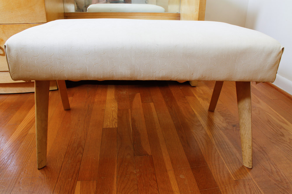 Mid-Century Modern Blonde Maple Vanity