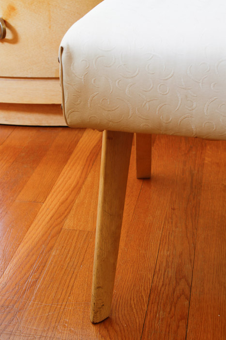 Mid-Century Modern Blonde Maple Vanity