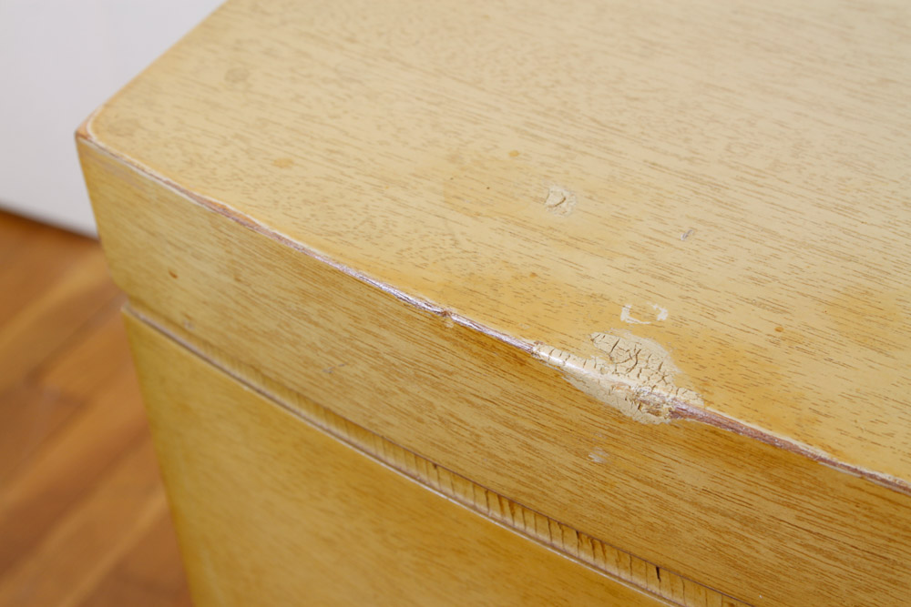 Mid-Century Modern Blonde Maple Vanity