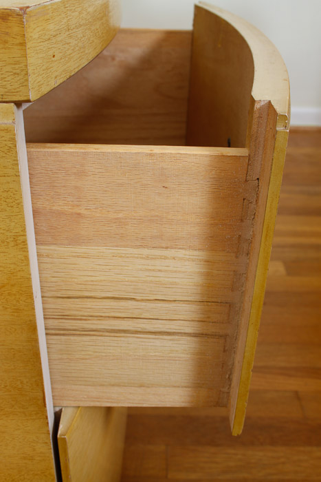 Mid-Century Modern Blonde Maple Vanity