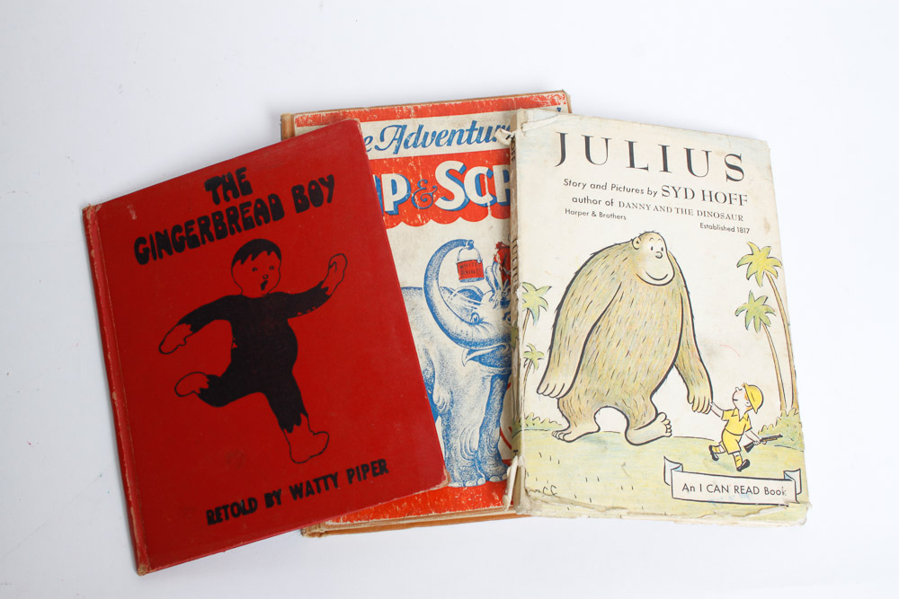 Basket of Late 60s Children's Books