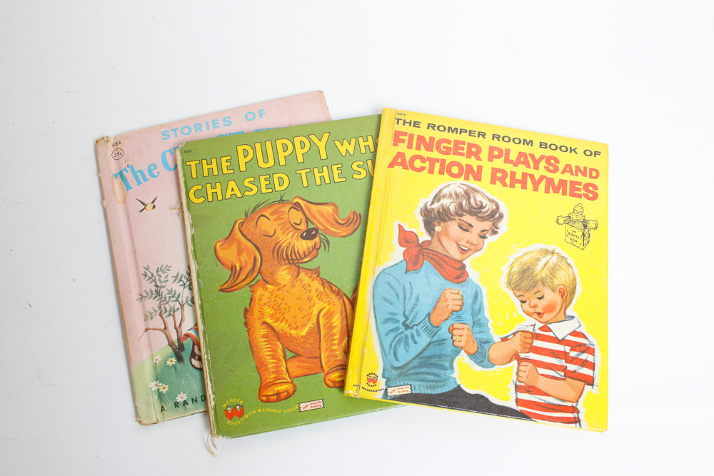 Basket of Late 60s Children's Books