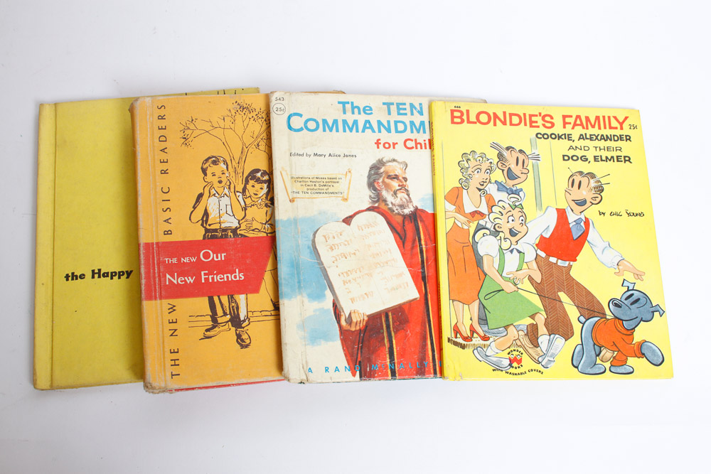 Basket of Late 60s Children's Books