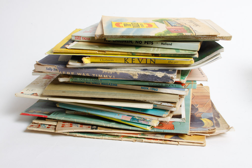 Basket of Late 60s Children's Books