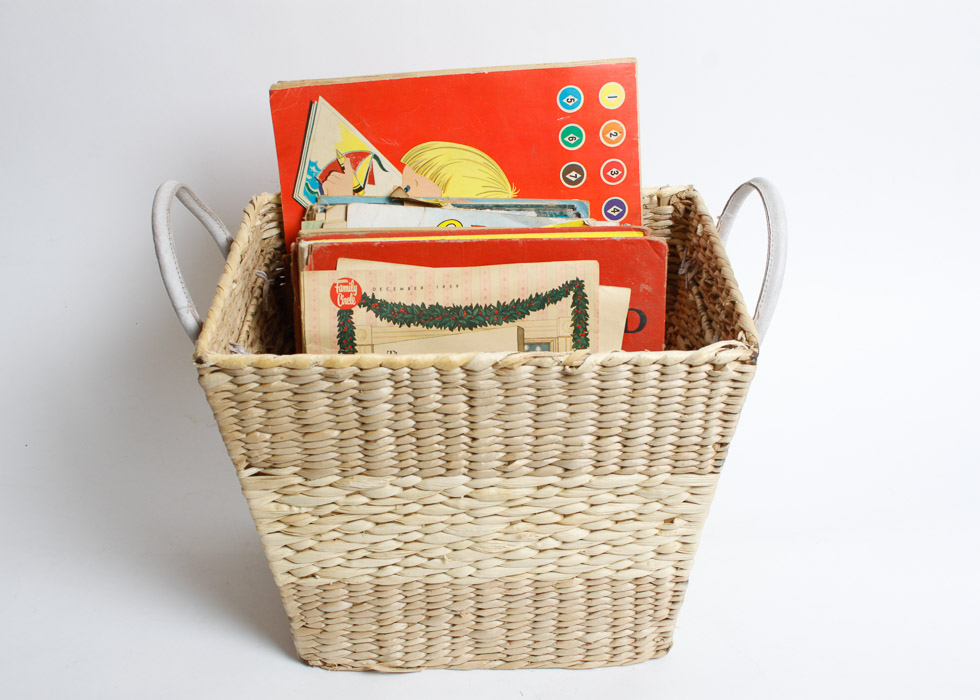 Vintage Magazines and Coloring Books
