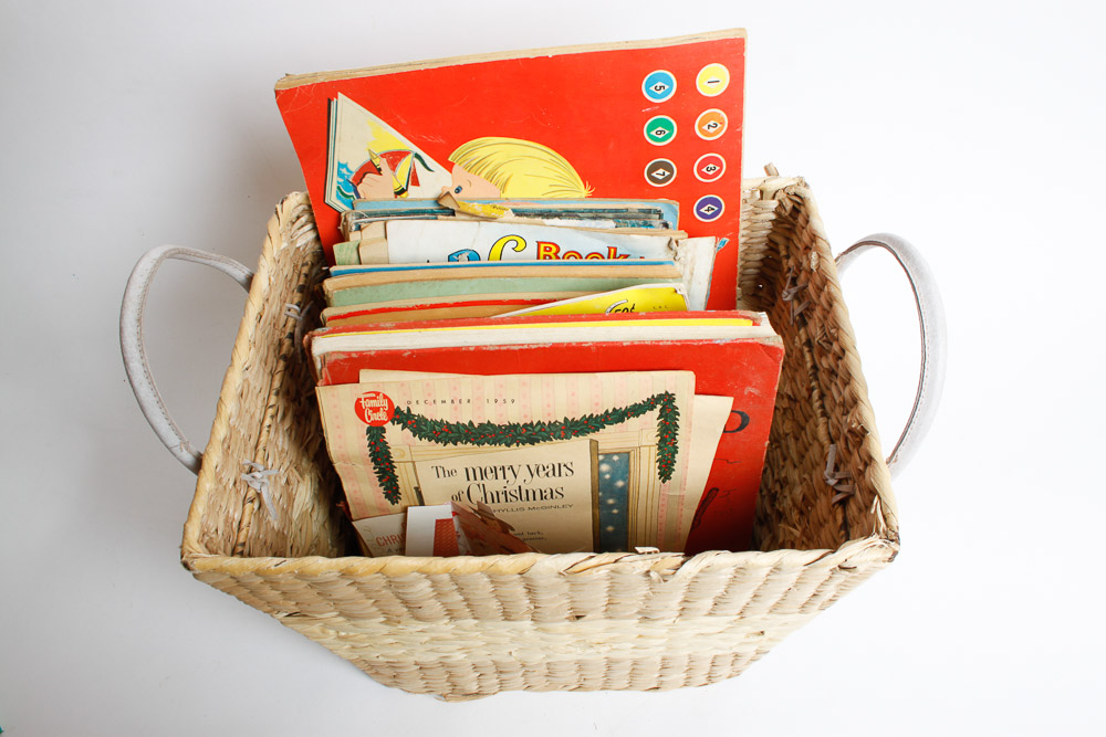 Vintage Magazines and Coloring Books