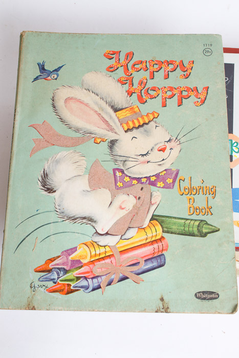 Vintage Magazines and Coloring Books