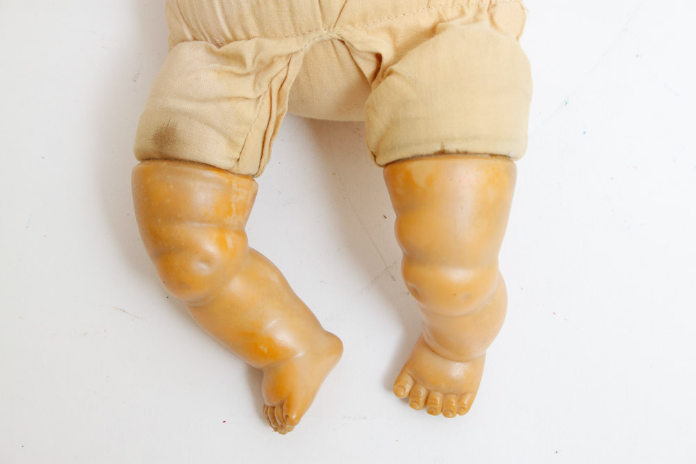 Collection of Dolls Including Shirley Temple Doll and Prints