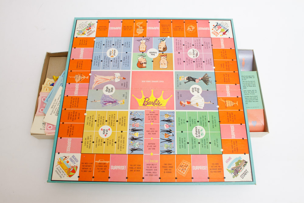 Vintage Barbie Queen of the Prom Board Game