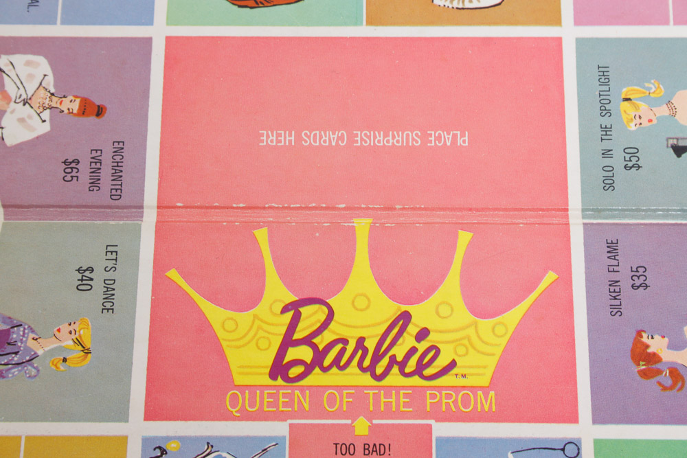 Vintage Barbie Queen of the Prom Board Game