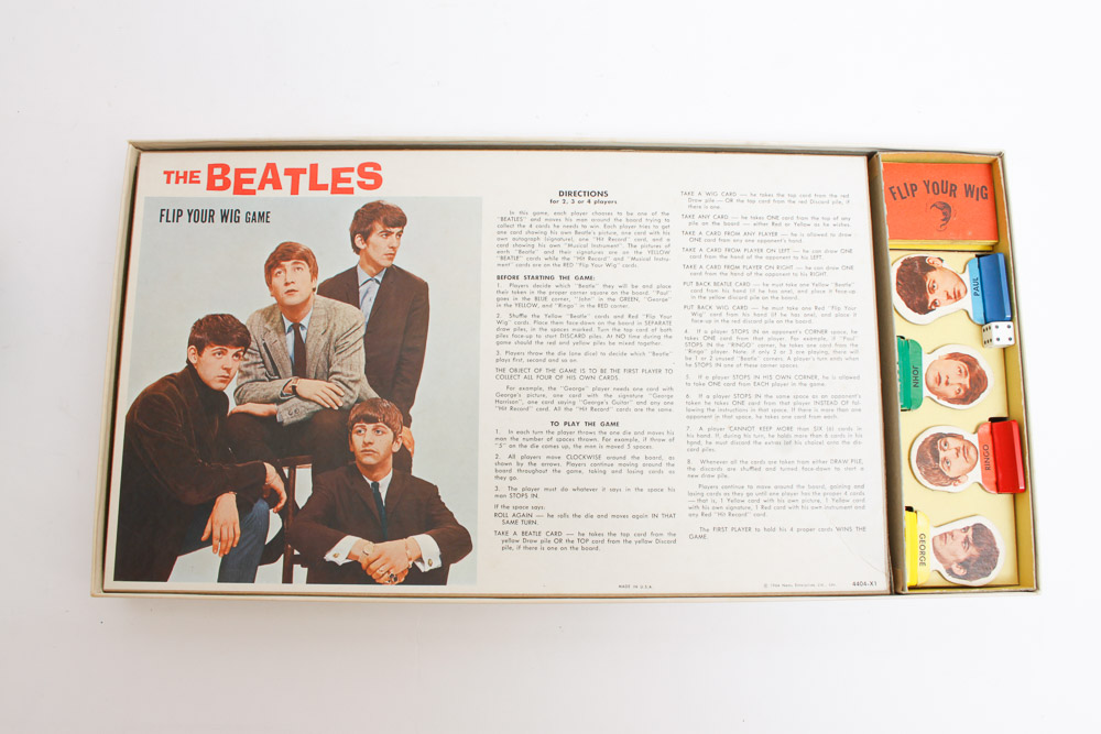 The Beatles Flip Your Wig Board Game