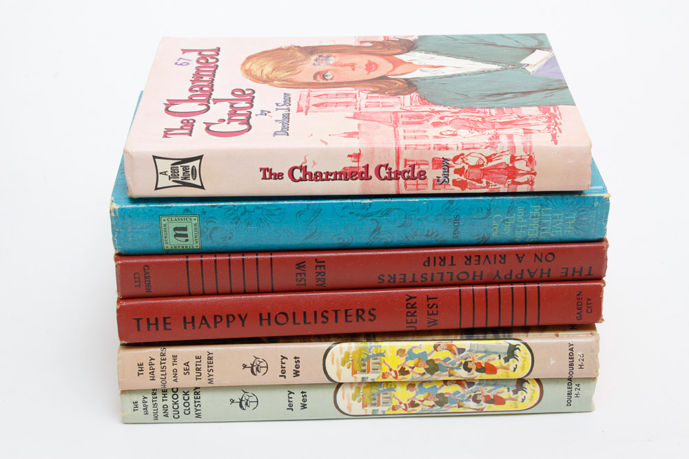 Group of Trixie Belden and Jerry West Books
