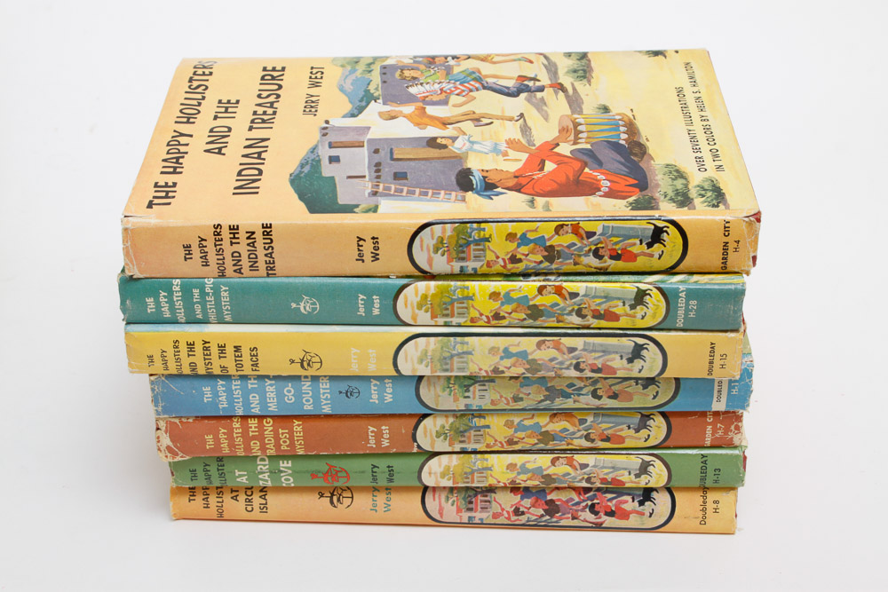 Group of Trixie Belden and Jerry West Books