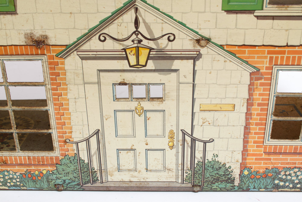 Vintage Tin Lithograph Doll House